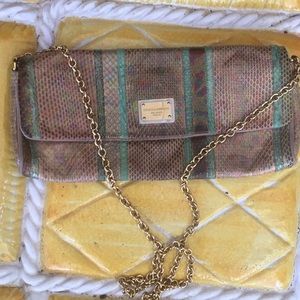 Dolce Gabbana python iridescent Miss Charles Bag